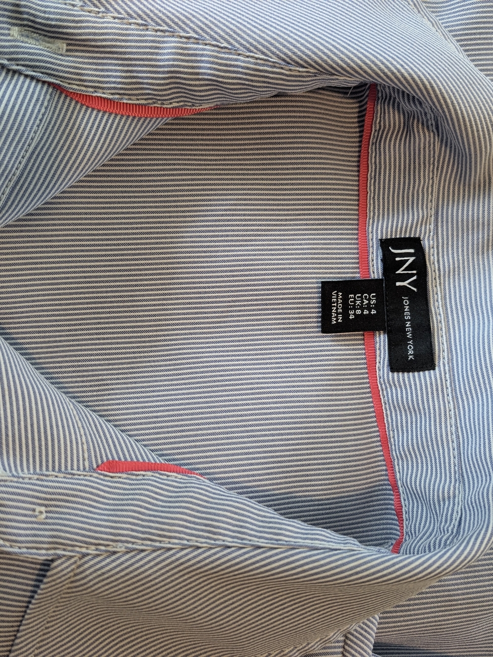 Jones New York Sleeveless Light Gray Midi Shirt Dress with Tie Waist - Picture 7 of 7